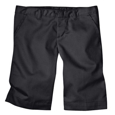 Dickies Little Girls' Bermuda Short, Black, 6 Regular
