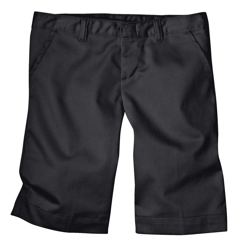 Dickies Little Girls' Bermuda Short, Black, 6 Regular