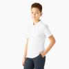 Dickies Big Boys' Short Sleeve Pique Polo Shirt, White, X-Large (18/20) view 3