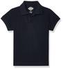 Dickies Big Boys' Short Sleeve Pique Polo Shirt, Dark Navy, Medium (10/12) view 1