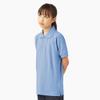 Dickies Big Boys' Short Sleeve Pique Polo Shirt, Light Blue, Large (14/16) view 3