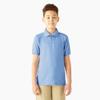 Dickies Big Boys' Short Sleeve Pique Polo Shirt, Light Blue, Large (14/16) view 4