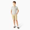 Dickies Big Boys' Short Sleeve Pique Polo Shirt, Heather Gray, Small (8) view 4