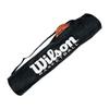 Wilson Basketball Bag, Elongated for Up to 5 Balls with Zipper, Adjustable Shoulder Strap, Black, WTB1810, Uni view 2