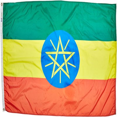 Annin Flagmakers Ethiopia Flag USA-Made to Official United Nations Design Specifications, 4 x 6 Feet (Model 192546)