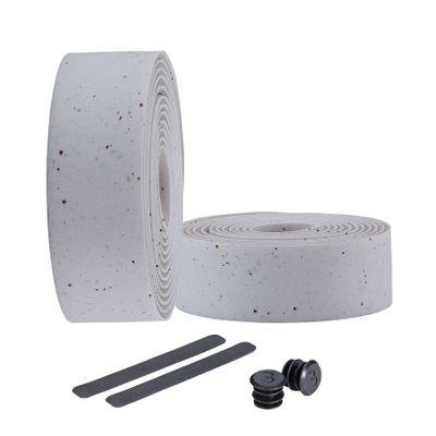 BBB Cycling BHT-01 RaceRibbon Handlebar Tape for Road Bikes (White Cork)