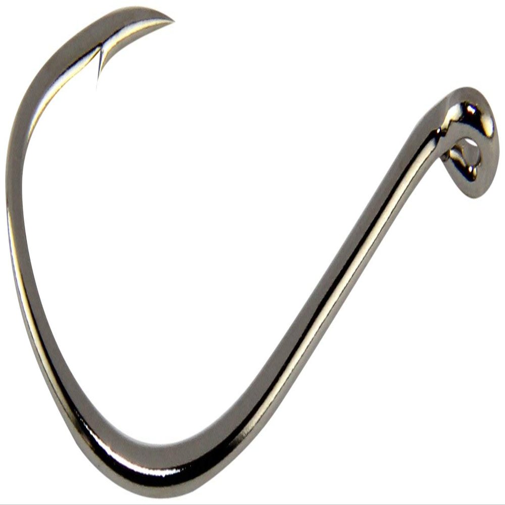Gamakatsu Black Octopus Hook, 100 Pack, Size: 5/0 (02415-100)
