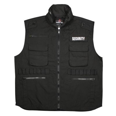 Rothco Ranger Vest/Security, Black, Large