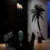 Beach House Vinyl Wall Art Big Palm Tree Wall Decal Sticker - Black, 72" x 38" (6ft. Tall). #132A-72x38 view 2