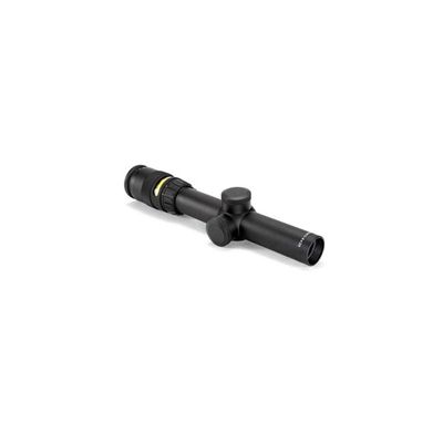 Trijicon TR24 AccuPoint 1-4x24mm Riflescope, 30mm Main Tube with BAC Amber Triangle Post Reticle, Matte Black