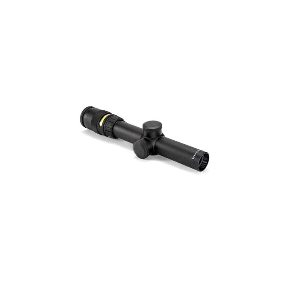 Trijicon TR24 AccuPoint 1-4x24mm Riflescope, 30mm Main Tube with BAC Amber Triangle Post Reticle, Matte Black