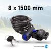 M-Wave Spiral Cable Lock view 2