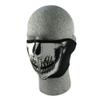 Zanheadgear Half Mask Neoprene Skull Face Glow in the Dark view 1