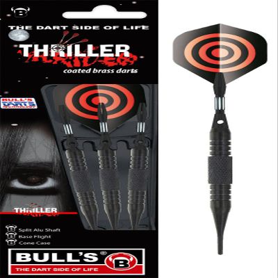 Bulls Unisex's Thriller Softdart 3 Pieces, Multicoloured, Medium/16 g