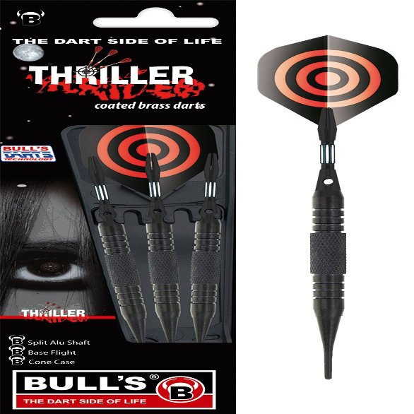 Bulls Unisex's Thriller Softdart 3 Pieces, Multicoloured, Medium/16 g