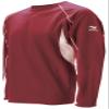 Mizuno Prestige Inset V-Neck Team (Cardinal, Medium) view 1