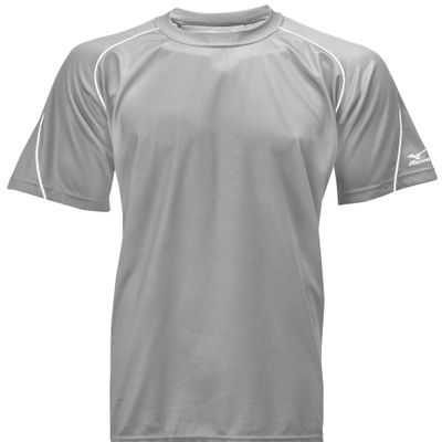 Mizuno Prestige Dry-Lite Tee (Grey, X-Small)