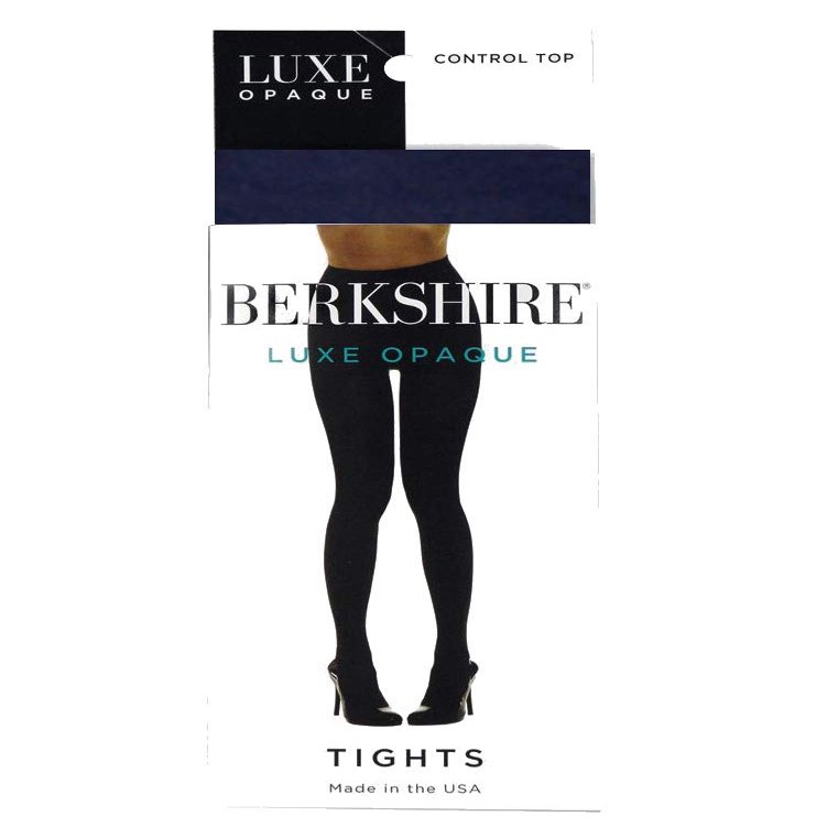 Berkshire womens Berkshire Control Top Lux - 4741 Shaper Tights, Navy, Large US