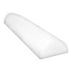 CanDo White PE Foam Rollers for Exercise, Finess, Muscle Restoration, Massage Therapy, Sport Recovery and Physical Therapy for Home, Clinics, Professional Therapy 6" x 36" Half-Round view 1