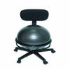 CanDo Metal Ball Chair Inflatable Ergonomic Active Seating Exercise Ball Chair With Air Pump for Home, Office, and Classroom view 1