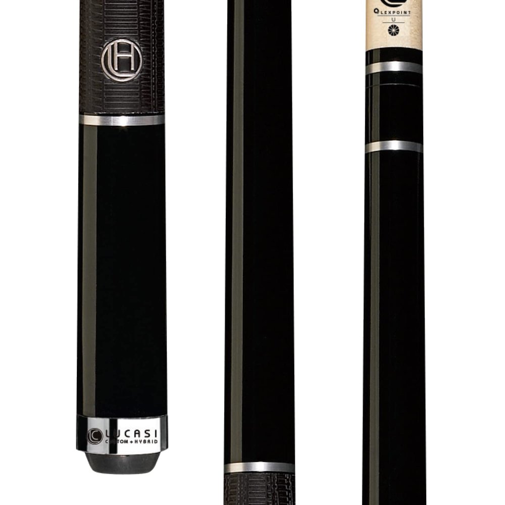 Lucasi Hybrid Classic Black Shadow Billiards Pool Cue (Weight=18oz)