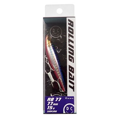 TackleHouse R.D.C Vibration Rolling Bait, 3.0 inches (77 mm), 0.5 oz (15 g), SH Sardine Redberry #12 RB77 Lure