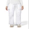 Koi Women's Tall Lindsey Ultra Comfortable Cargo Style Scrub Pants Sizes, White, Small/Tall view 4