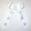 Sublimation Specialties Softball Baseball Hair Bow - Made in The USA, White Pony Band, Made in The USA view 1