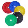 Ader Rubber Bumper Plate Color Coded 5 Pairs Set w/Rack view 3