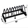 Ader Rubber Bumper Plate Color Coded 5 Pairs Set w/Rack view 4