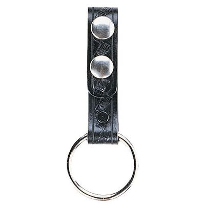 Aker Leather Products Baton Ring Strap Aker Leather 550 Baton Ring Strap, Plain, Black
