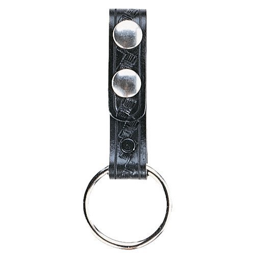 Aker Leather Products Baton Ring Strap Aker Leather 550 Baton Ring Strap, Plain, Black