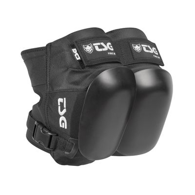 TSG Knee Pads Force III Kneepads - Skateboard, Hardshell, EVA Foam, Protective Gear, Crash Protection, Replaceable PE Cap, Tear Resistant Nylon, Certified, Open Back, Adults, Swiss Design