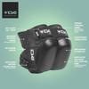 TSG Knee Pads Force III Kneepads - Skateboard, Hardshell, EVA Foam, Protective Gear, Crash Protection, Replaceable PE Cap, Tear Resistant Nylon, Certified, Open Back, Adults, Swiss Design view 4