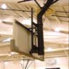 Gared Manual Single Post Adjust-A-Goal for 6 5/8" Diameter Single Post for Fan-Shape Backboard with 35" x 20" Board Mounting view 1