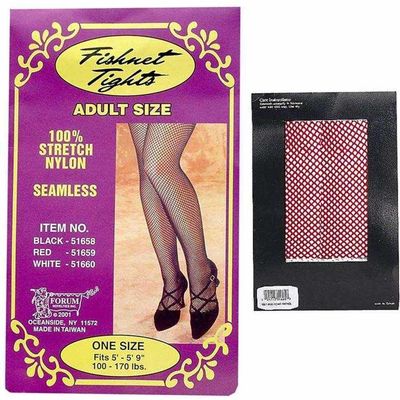 Forum Novelties Red Fishnet Pantyhose