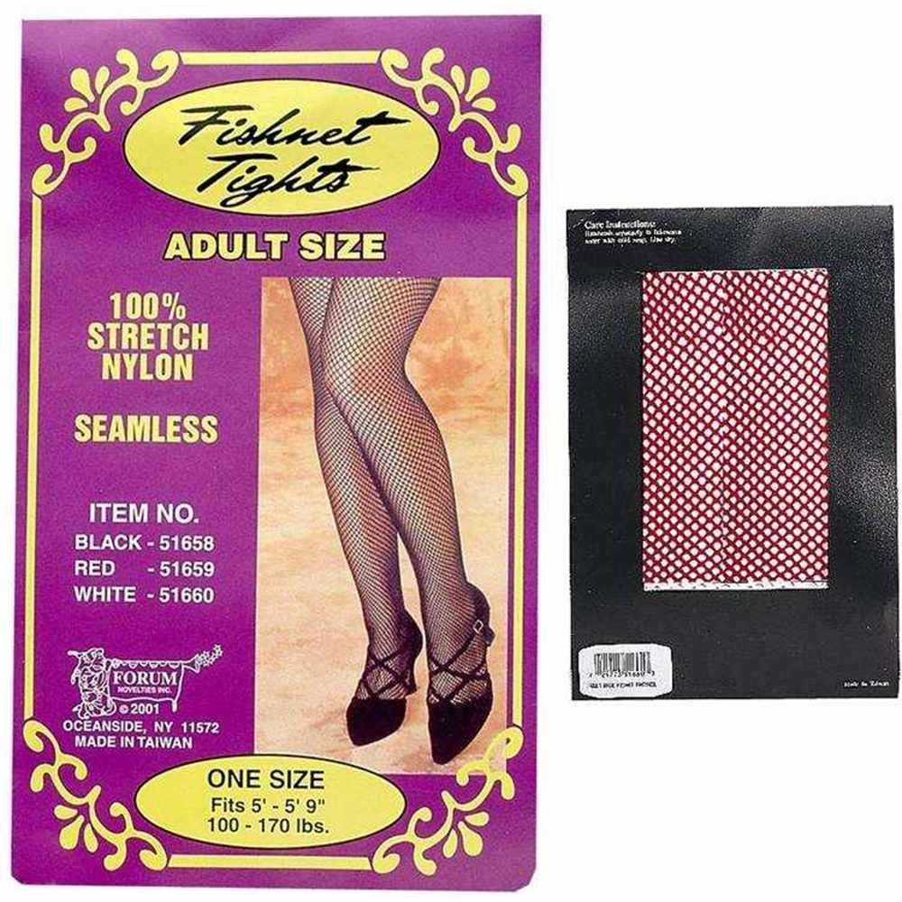 Forum Novelties Red Fishnet Pantyhose