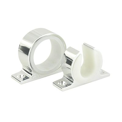 Lee Single Rod Rack Set - Bright Silver Finish