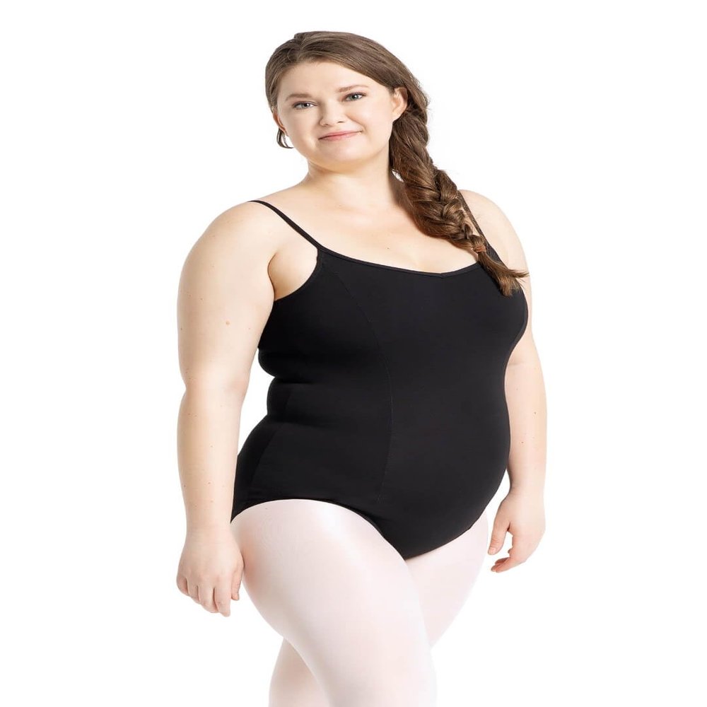 Capezio womens Princess Camisole athletic leotards, Black, Large US