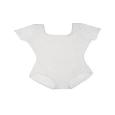 Capezio Women's Classic Short Sleeve Leotard,White,Small