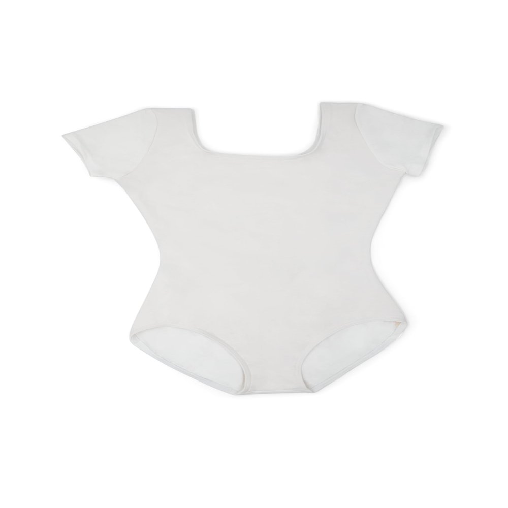 Capezio Women's Classic Short Sleeve Leotard,White,Small