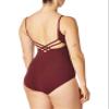 Capezio womens Cc102 athletic leotards, Burgundy, Small US view 4