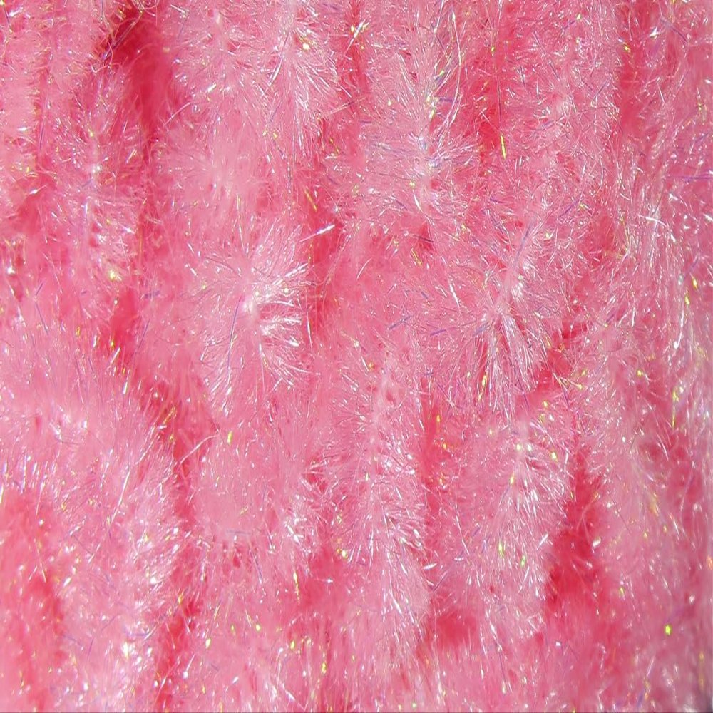 Hareline Fly Tying Ice Dub Chenille-Shrimp Pink