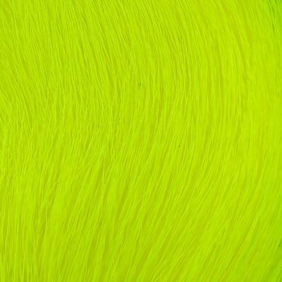 Hareline Deer Belly Hair Dyed From White (Yellow Chartreuse)