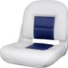 Tempress 54678 Navistyle Low-Back Boat Seat - White/Blue view 1