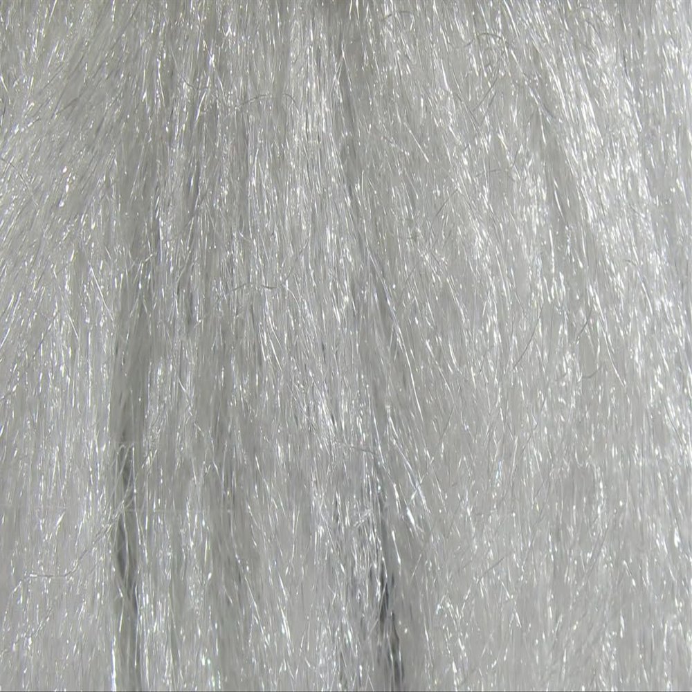 Hareline Fly Tying Sparkle Emerger Yarn - Clear White