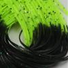 Hareline Fly Tying Crazy Legs, Tipped - Black/Yellow Chartreuse view 1