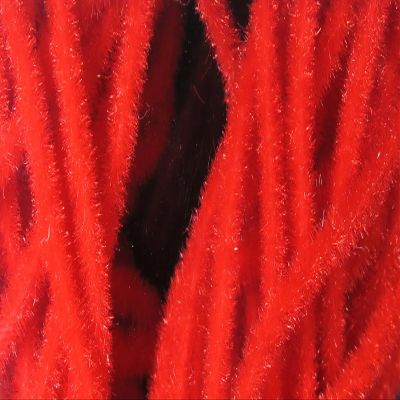 Hareline Fly Tying Velvet Chenille - Micro, San Juan Red
