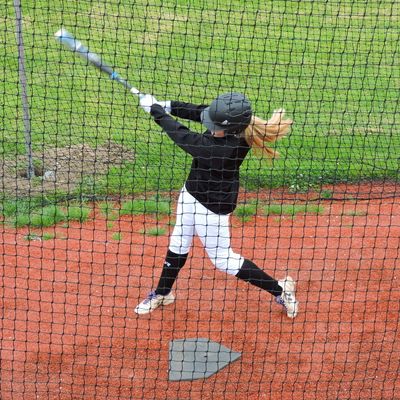 Jugs Batting Cage Nets - #42 Twisted Knotted Black Polyethylene