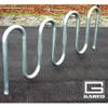 9 Bikes Loop-Style Rack in Silver view 1